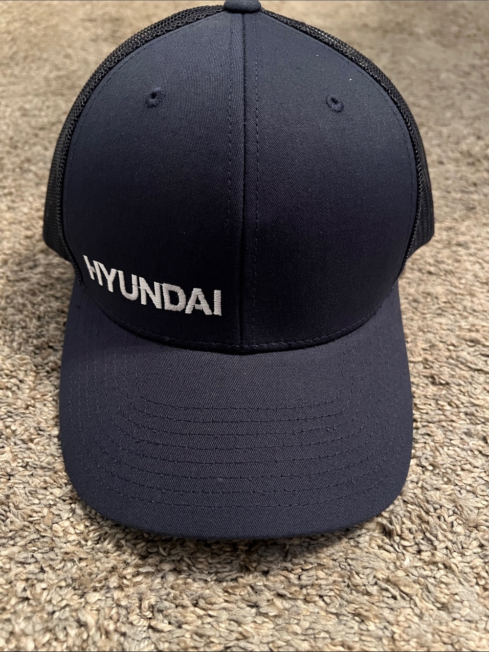 Hyundai Men's Navy Trucker Cap